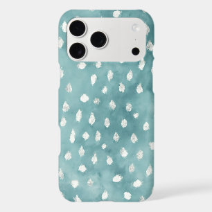 Sea Green Dalmatian Print Mask - Cute Polka Dot Pa