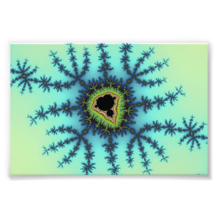 Sea Green Fractal Photo Print