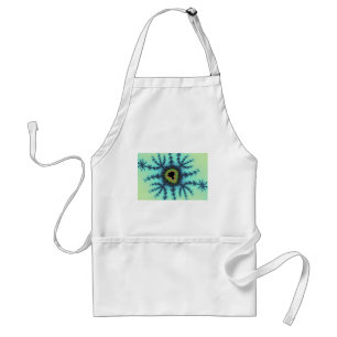 Sea Green Fractal Standard Apron