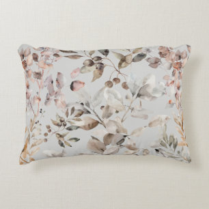 Sea Green Jewel Tone Berry Botanical Decorative Cushion