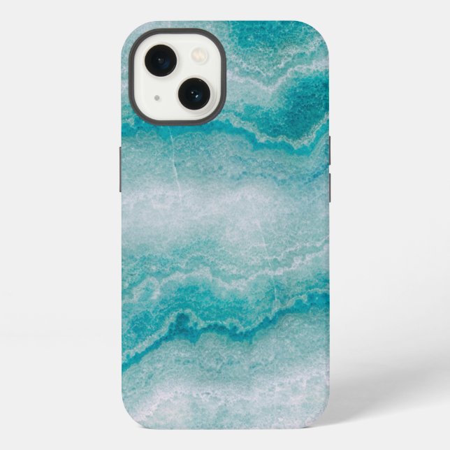 Sea Green Marble Texture  iPhone Case (Back)