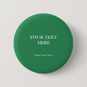 Sea Green Plain Elegant Modern Minimalist 6 Cm Round Badge