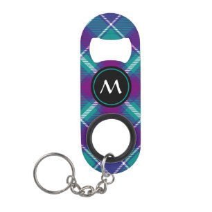 Sea Green, Purple and Blue Tartan