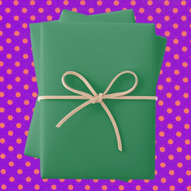 Sea Green Solid Colour Wrapping Paper Sheet (Creator Uploaded)