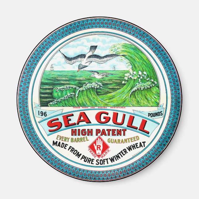 Sea Gull High Patent Flour Magnet (Front)