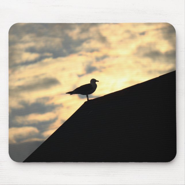 Sea Gull Sunset Mouse Pad (Front)