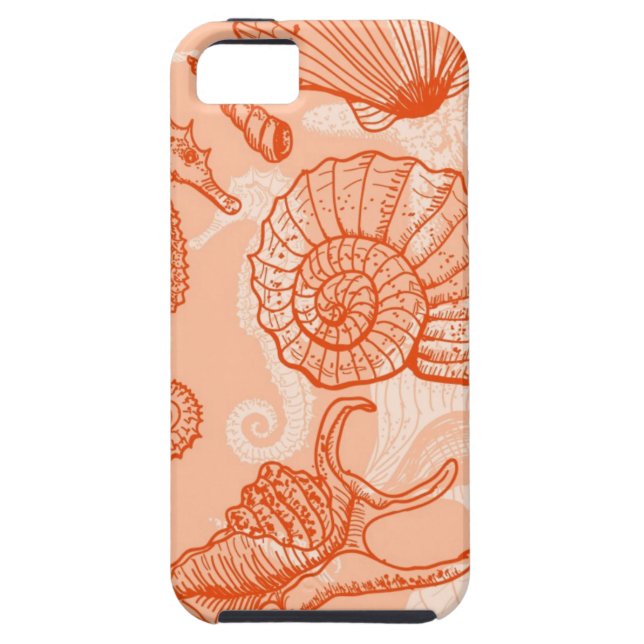 Sea hand drawn pattern Case-Mate iPhone case (Back)