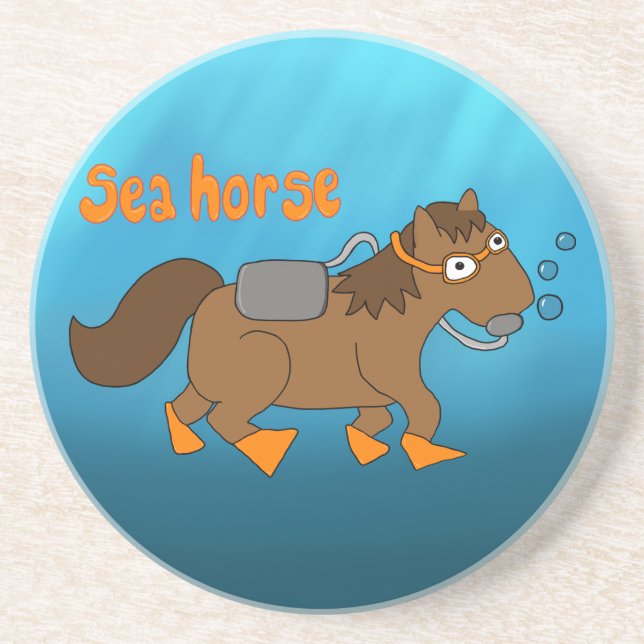 Sea horse coaster (Front)