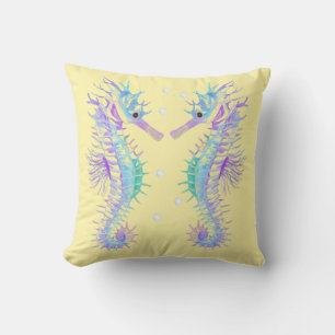 Sea horse cushion