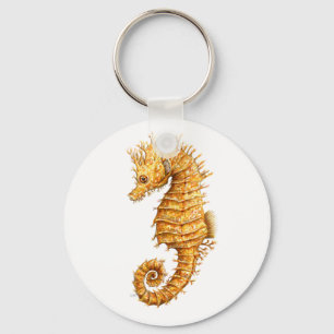 Sea horse Hippocampus hippocampus Key Ring