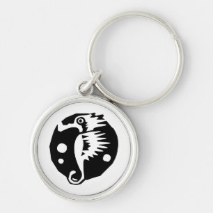 Sea horse key ring
