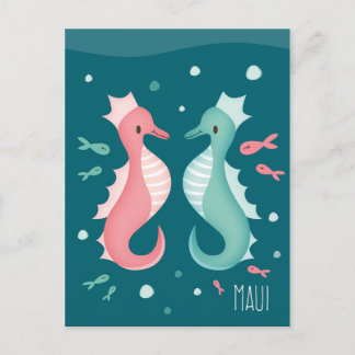 "Sea Horse Maui" Postcard