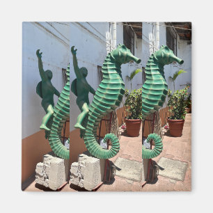 Sea Horse Rider Magnet