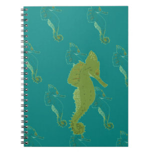 Sea horse, Sea life Spiral Notebook