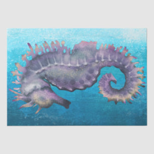 Sea Horse Watercolor Tissue Paper