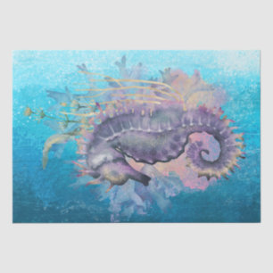 Sea Horse Watercolor Tissue Paper