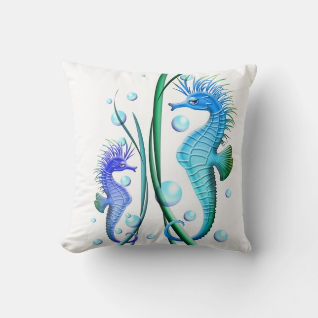 Sea horses Cartoon American MoJo Pillows (Front)