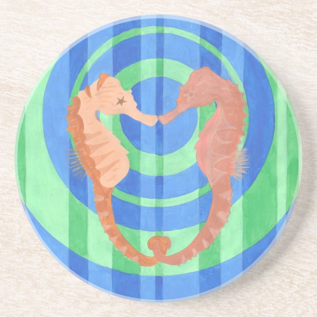 Sea Horses Coaster (Front)