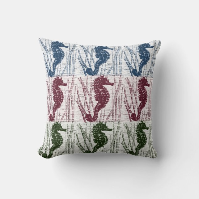 Sea Horses Cushion (Front)