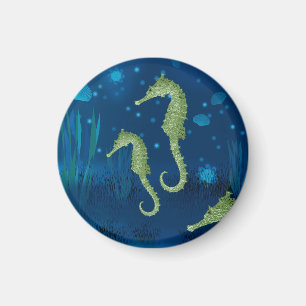Sea horses magnet