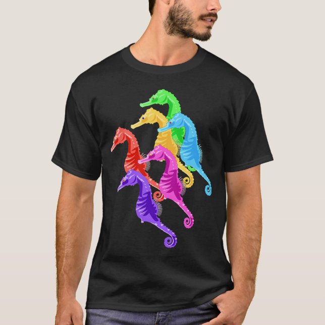 Sea Horses Parade T-Shirt (Front)