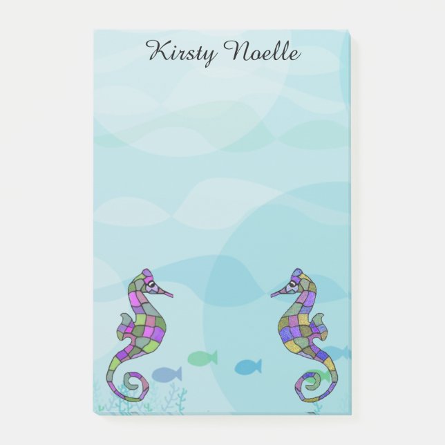 Sea Horses Post-it® Notes (Front)