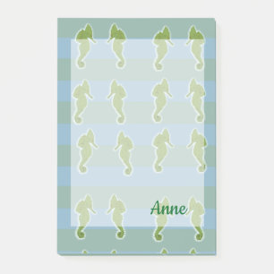 Sea horses, Seahorse Personalised Post-It Notes