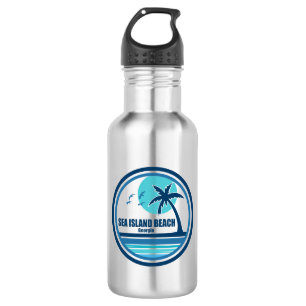 Sea Island Beach Georgia Palm Tree Birds 532 Ml Water Bottle