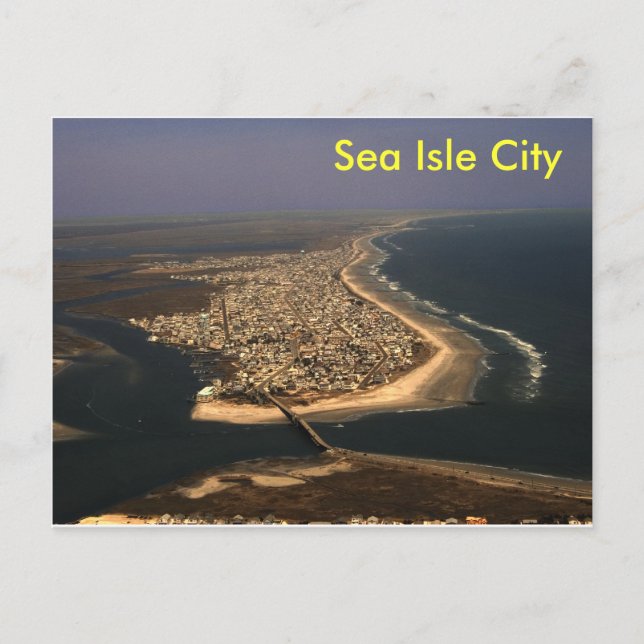 Sea Isle City Aerial Postcard (Front)