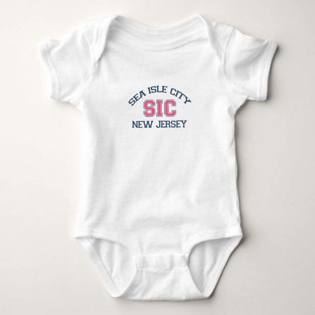 Sea Isle City. Baby Bodysuit (Front)