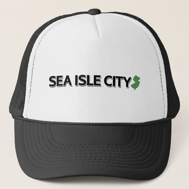 Sea Isle City, New Jersey Trucker Hat (Front)