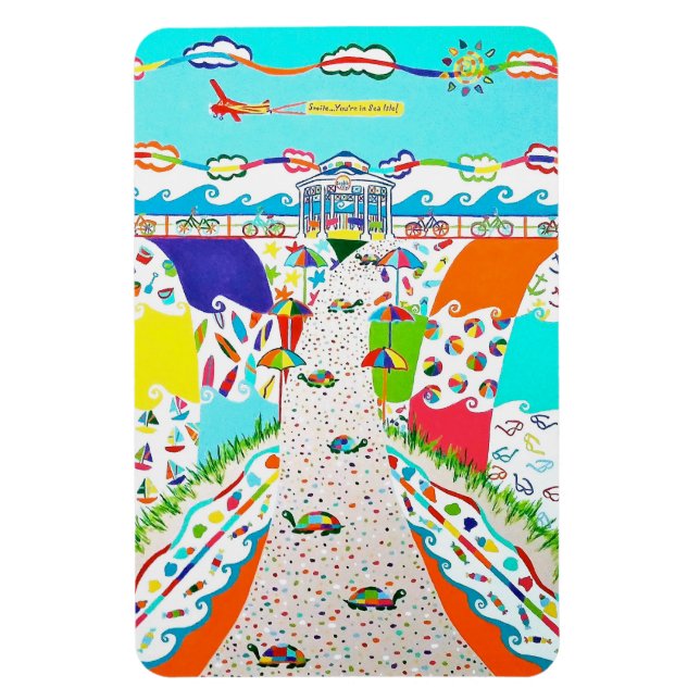 Sea Isle Promenade 4 x 6 Flexible Magnet (Vertical)