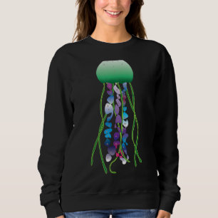 Sea Jellies Jellyfish   Cnidaria Marine Animal Sweatshirt