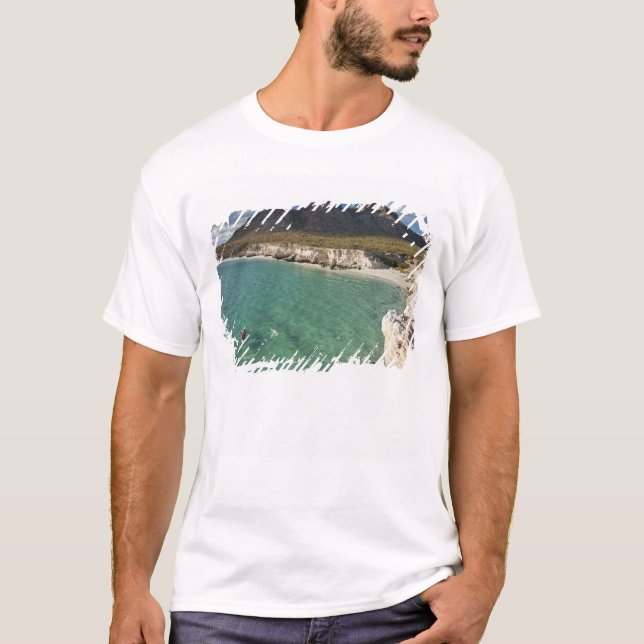 Sea kayaker on the Gulf of California at Isla T-Shirt (Front)