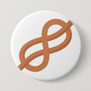 Sea knot 7.5 cm round badge