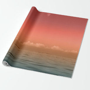 Sea, Land And Sky Wonderful Landscape Wrapping Paper