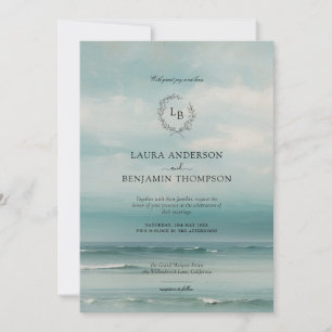 Sea Landscape Wedding Invitation