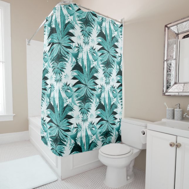 Sea Leaves....... Shower Curtain (In Situ)
