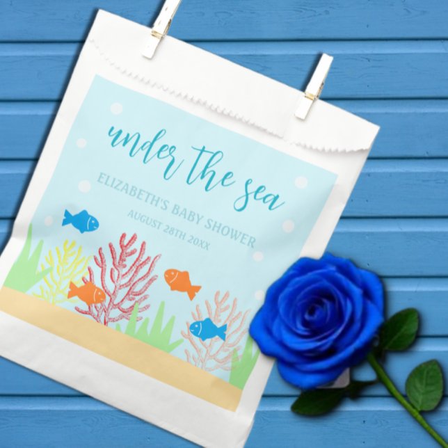 Sea Life Baby Shower Favour Bags (Creator Uploaded)
