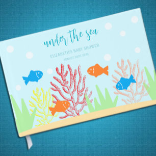 Sea Life Baby Shower Guest Book