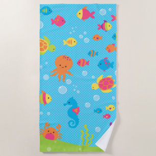 Sea Life Beach Towel