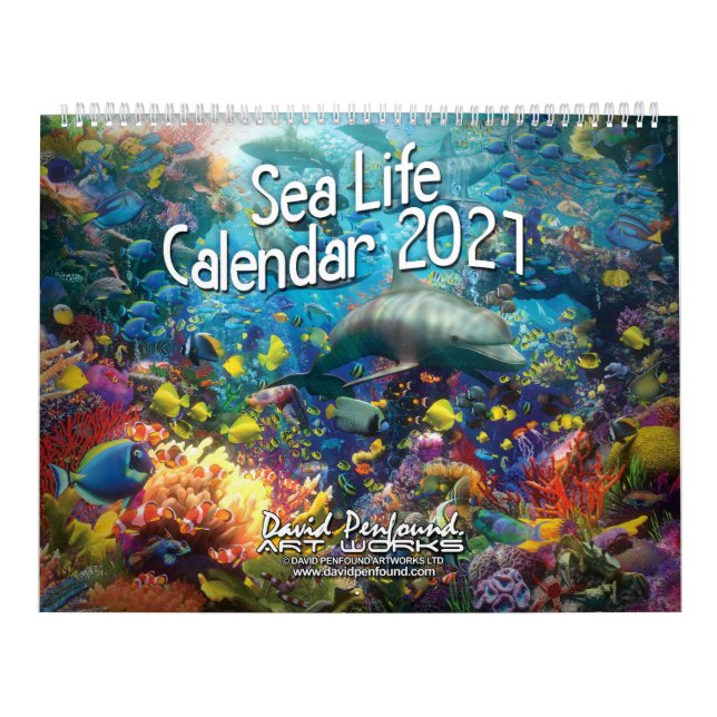 Sea Life Calendar 2021 (Cover)