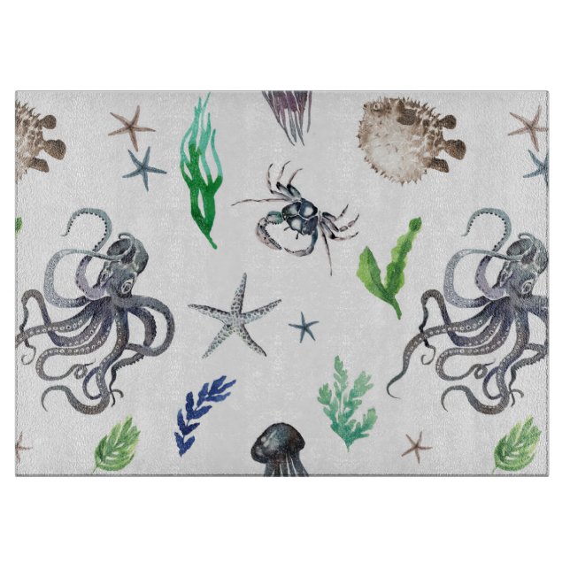 SEA LIFE CUTTING BOARD (Front)