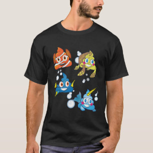 Sea Life Fishies ~ Fish Poop Emoji Silly Fun Whack T-Shirt