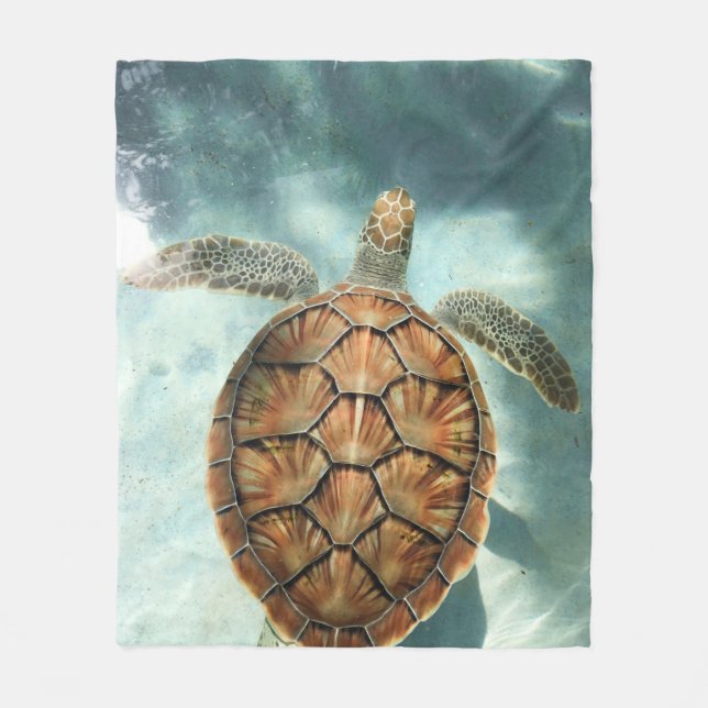 Sea Life Fleece Blanket (Front)