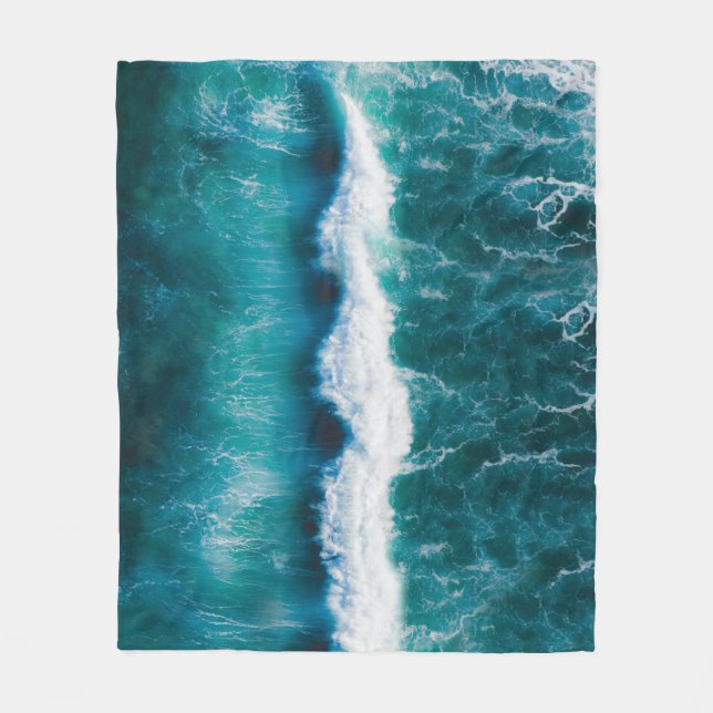 Sea Life Fleece Blanket (Front)