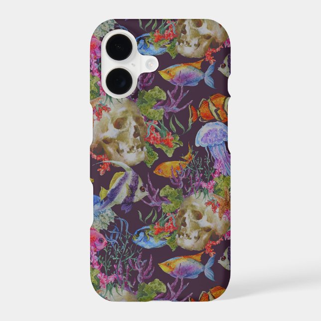Sea Life Grunge Pattern (Back)