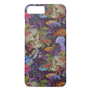 Sea Life Grunge Pattern Case-Mate iPhone Case