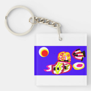 Sea life joy key ring