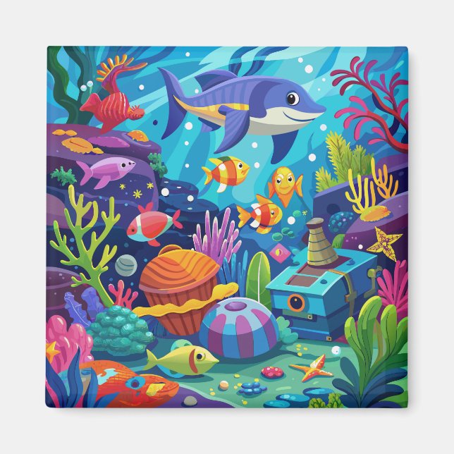 Sea Life Magnet (Front)